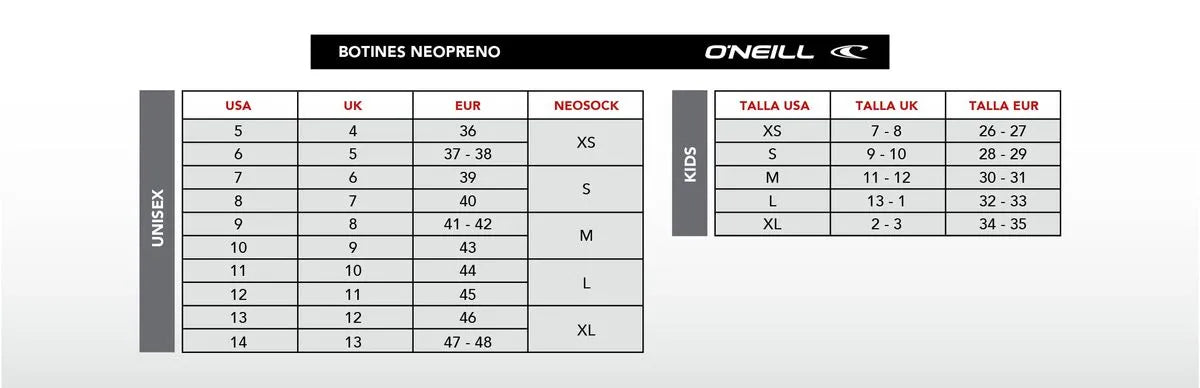 Botines Niños Reactor Reef O'neill