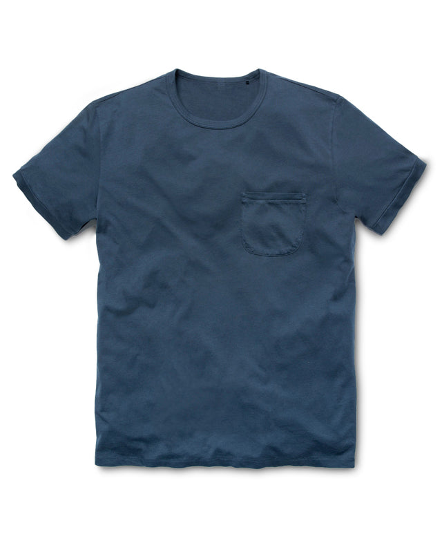 Polera Sojourn Pocket Tee Indigo Outerknown
