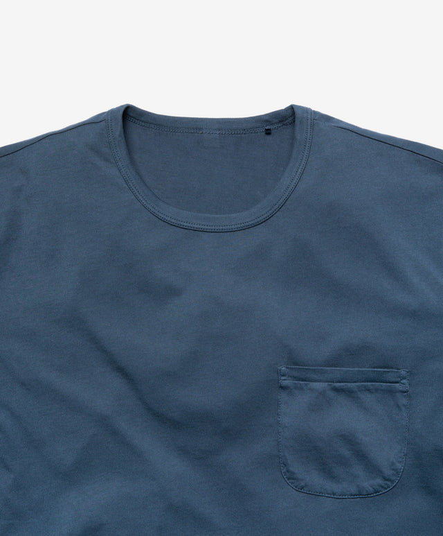 Polera Sojourn Pocket Tee Indigo Outerknown