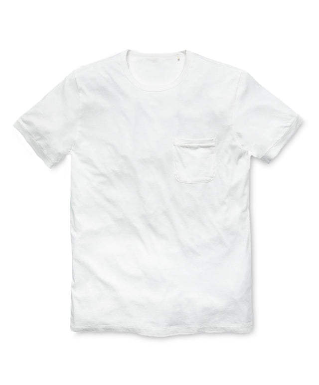 Polera Sojourn Pocket Tee Salt Outerknown