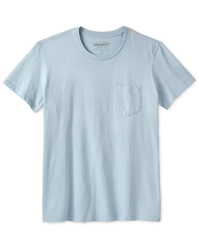Polera Groovy Pocket Tee Sky Ride Outerknown