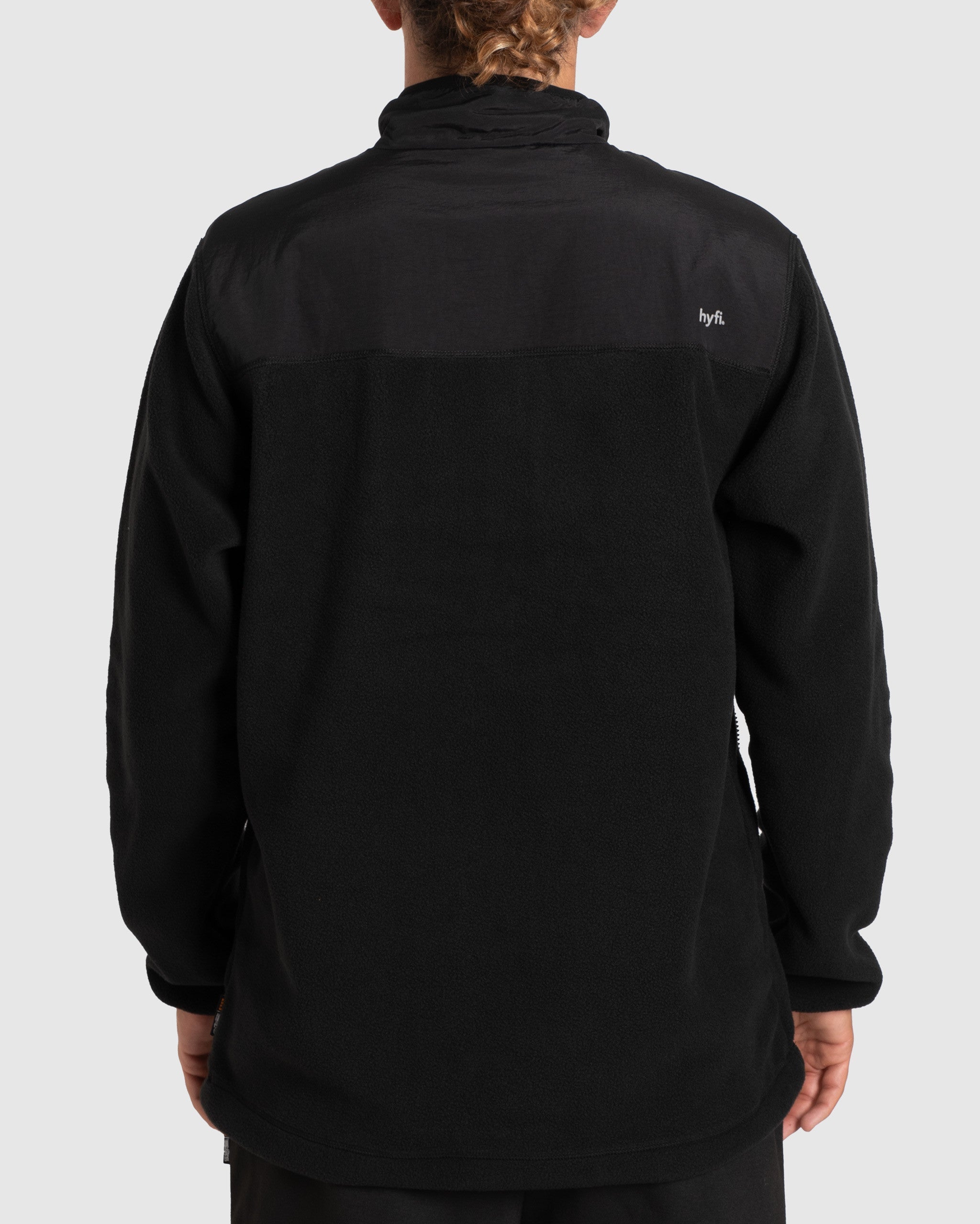 JS Hyfi Zip Up Polar Fleece Black