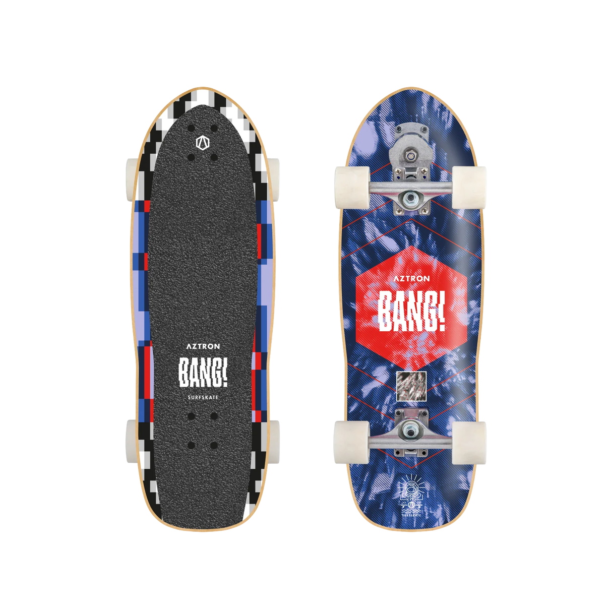 Surfskate Aztron Bang 29" Compacto con ATOMIC Truck