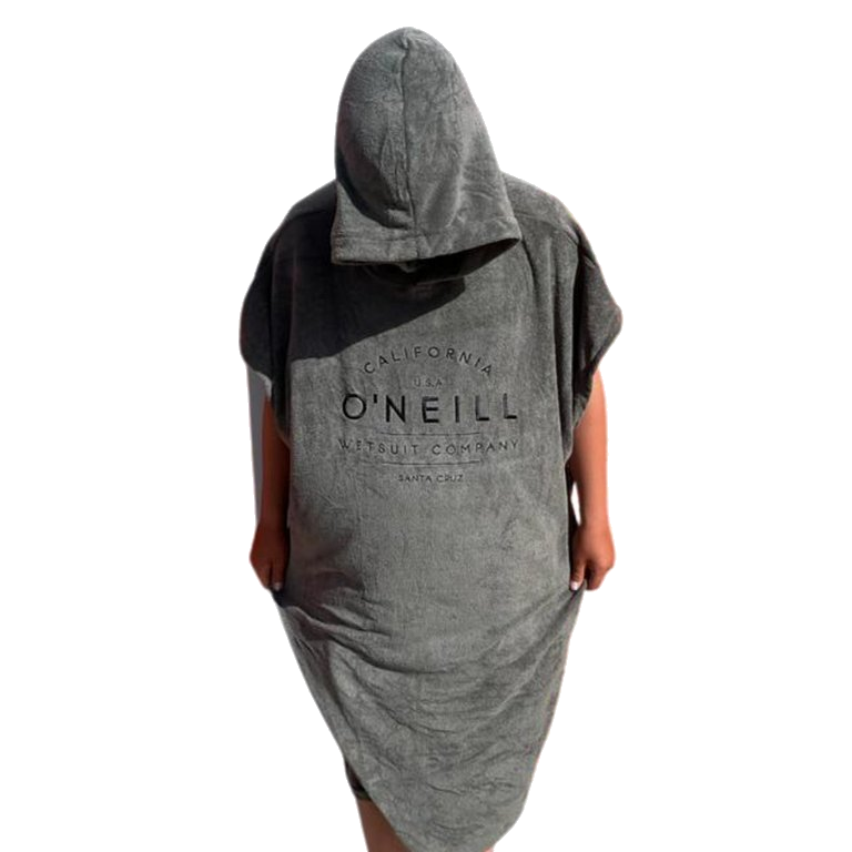 Poncho Toalla Micro Fibra Niño O'Neill Gris