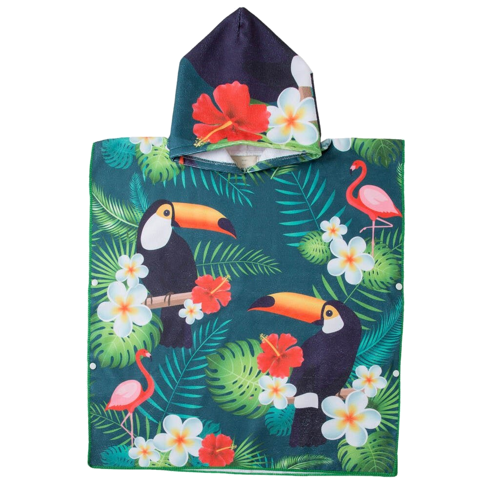 Poncho Toalla Micro Fibra Niños Tucan Dryhood