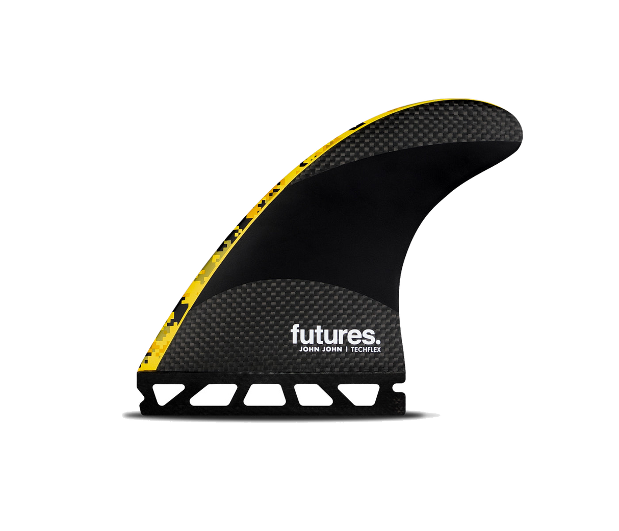 Quillas JJF Medium Techflex Thruster - Digi Yellow Futures