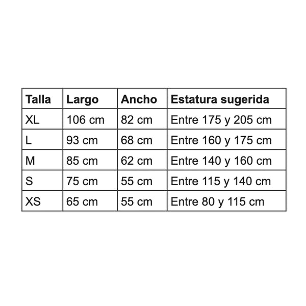 Poncho Toalla Azul Dryhood