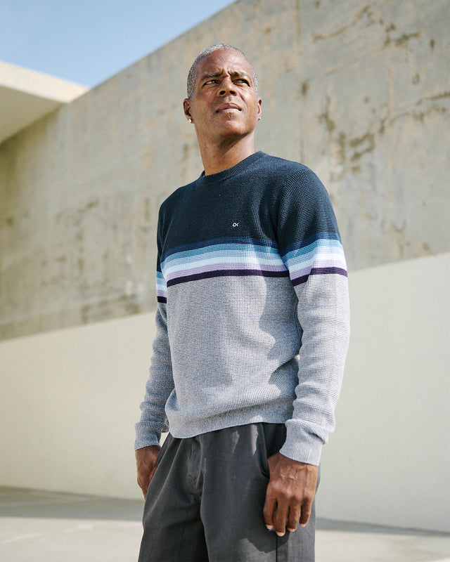 Chaleco Nostalgic Sweater Lilac Rainbow Outerknown