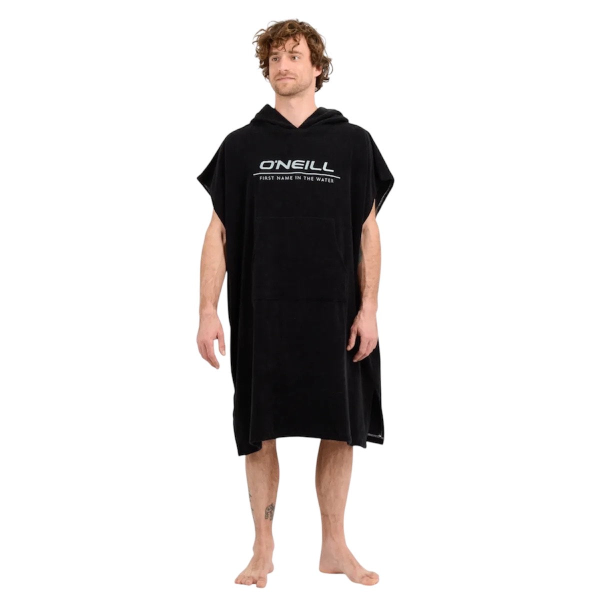 Poncho Toalla Adulto Negro Oneill