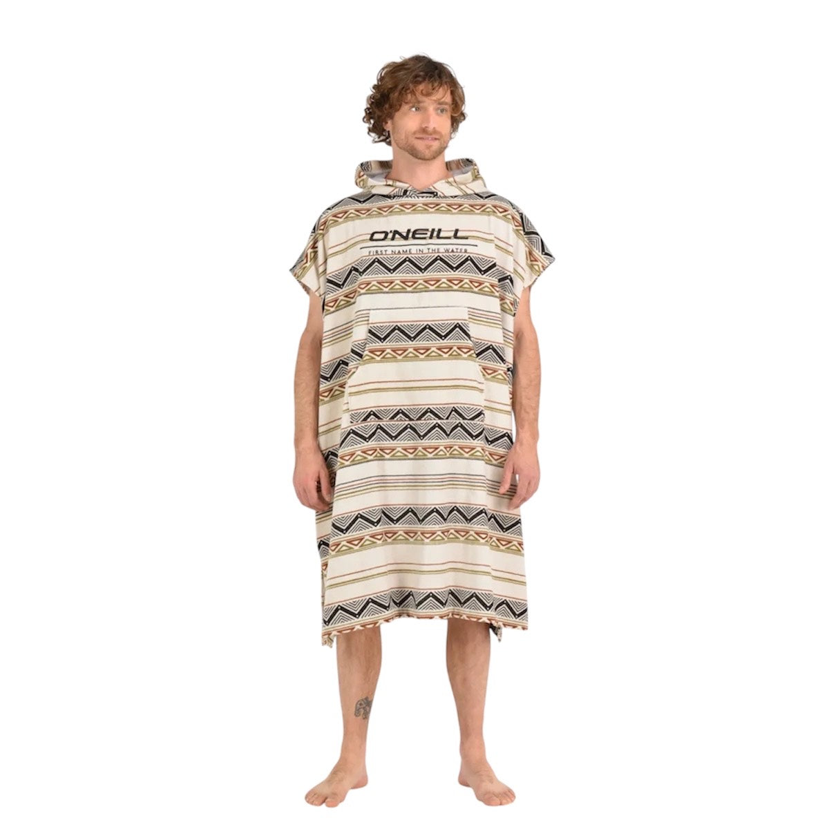 Poncho Toalla Adulto Aztec Beige Oneill