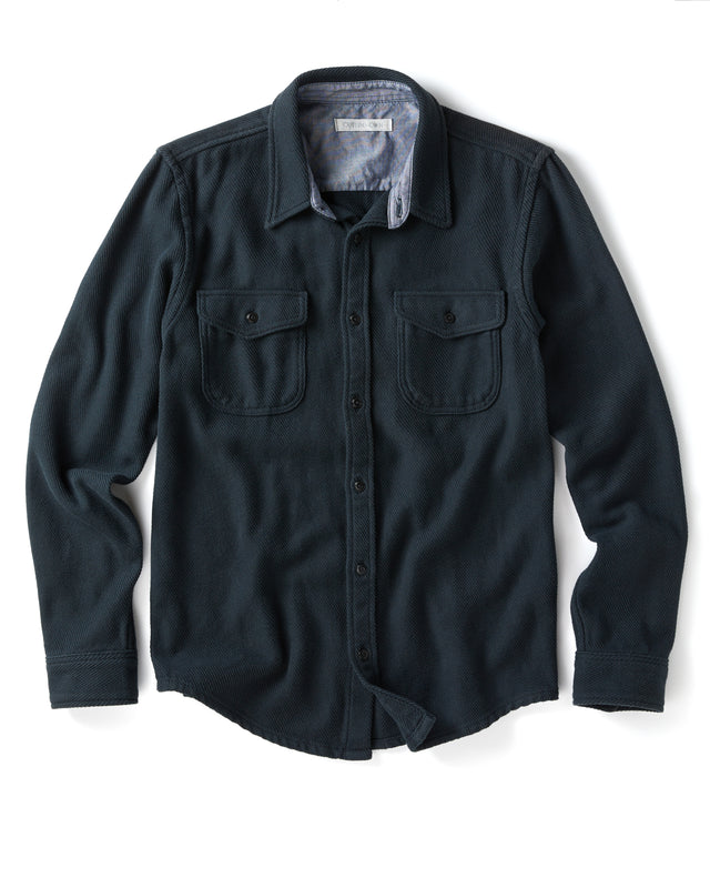 Camisa Blanket Shirt Pitch Black Outerknown
