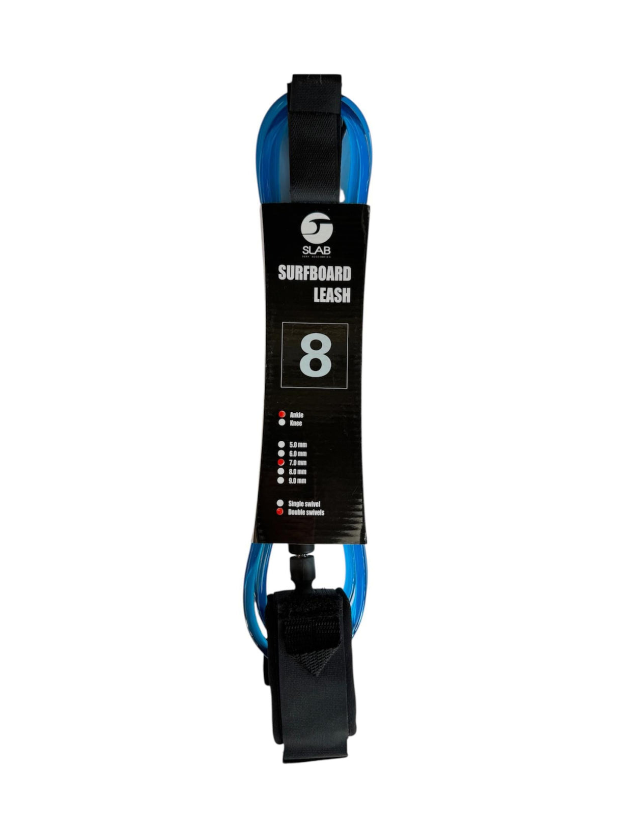 Leash 8 pies 7mm Slab Surf