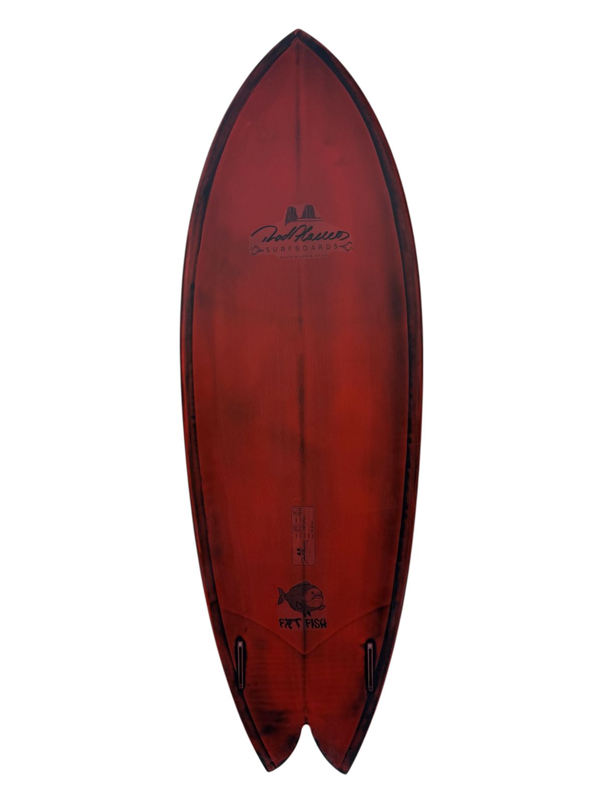 Tabla De Surf Fat Fish Resin Tint 6'1" Rod Alamos