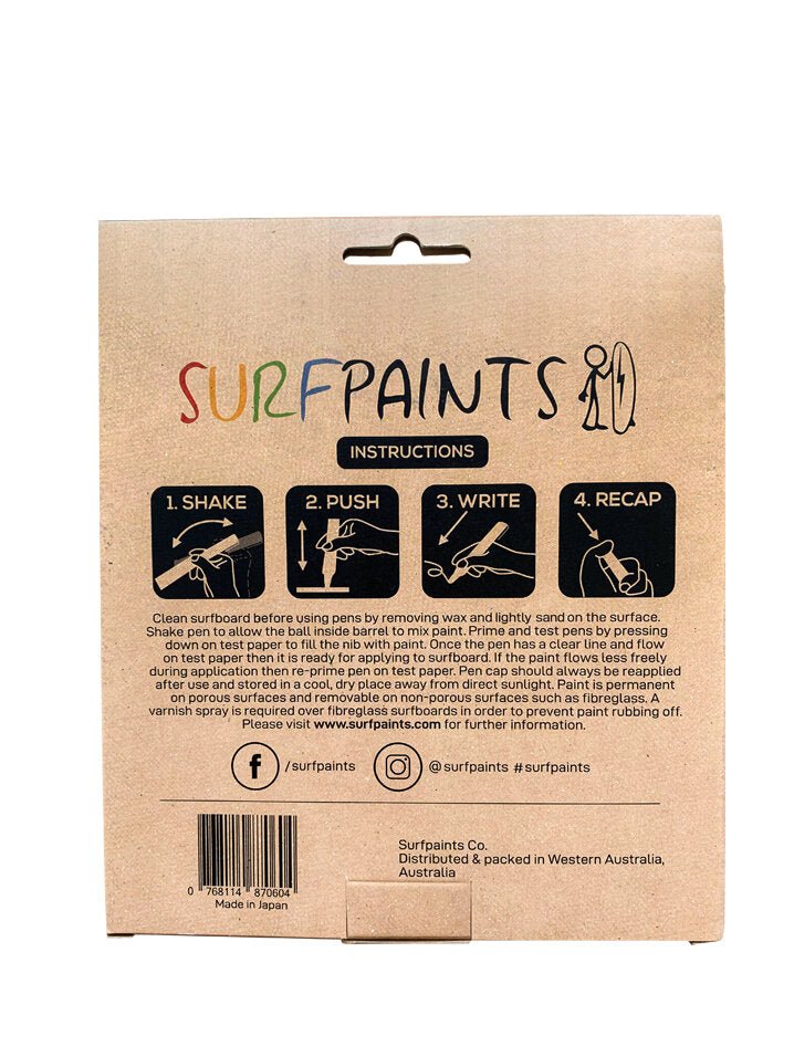 Lápices Para Tablas De Surf Surfpaints - El Ruco Surf Shop