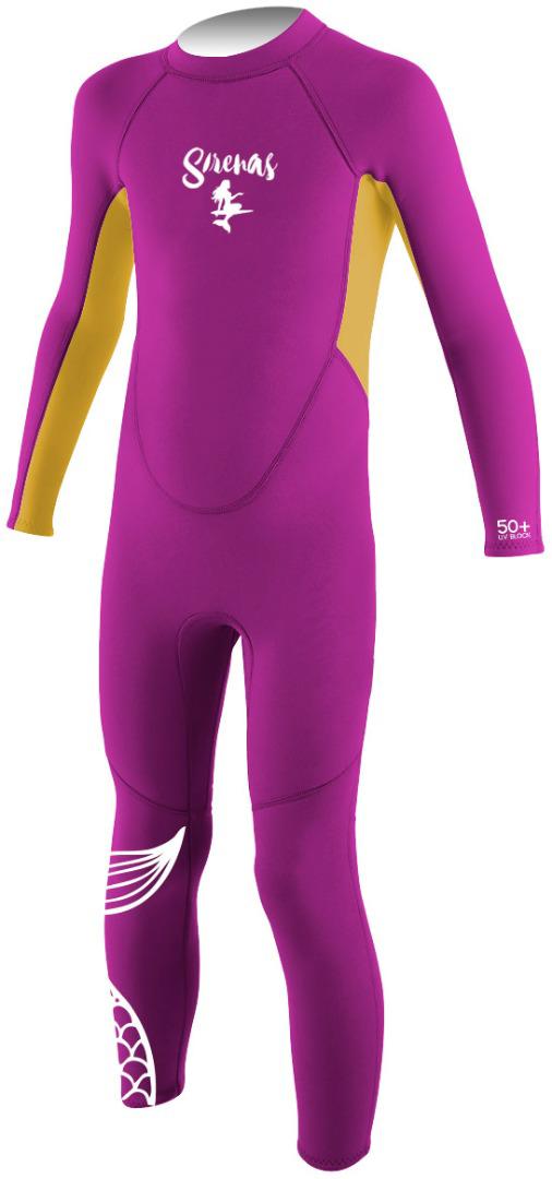Traje De Surf Niña 2mm Sirenas