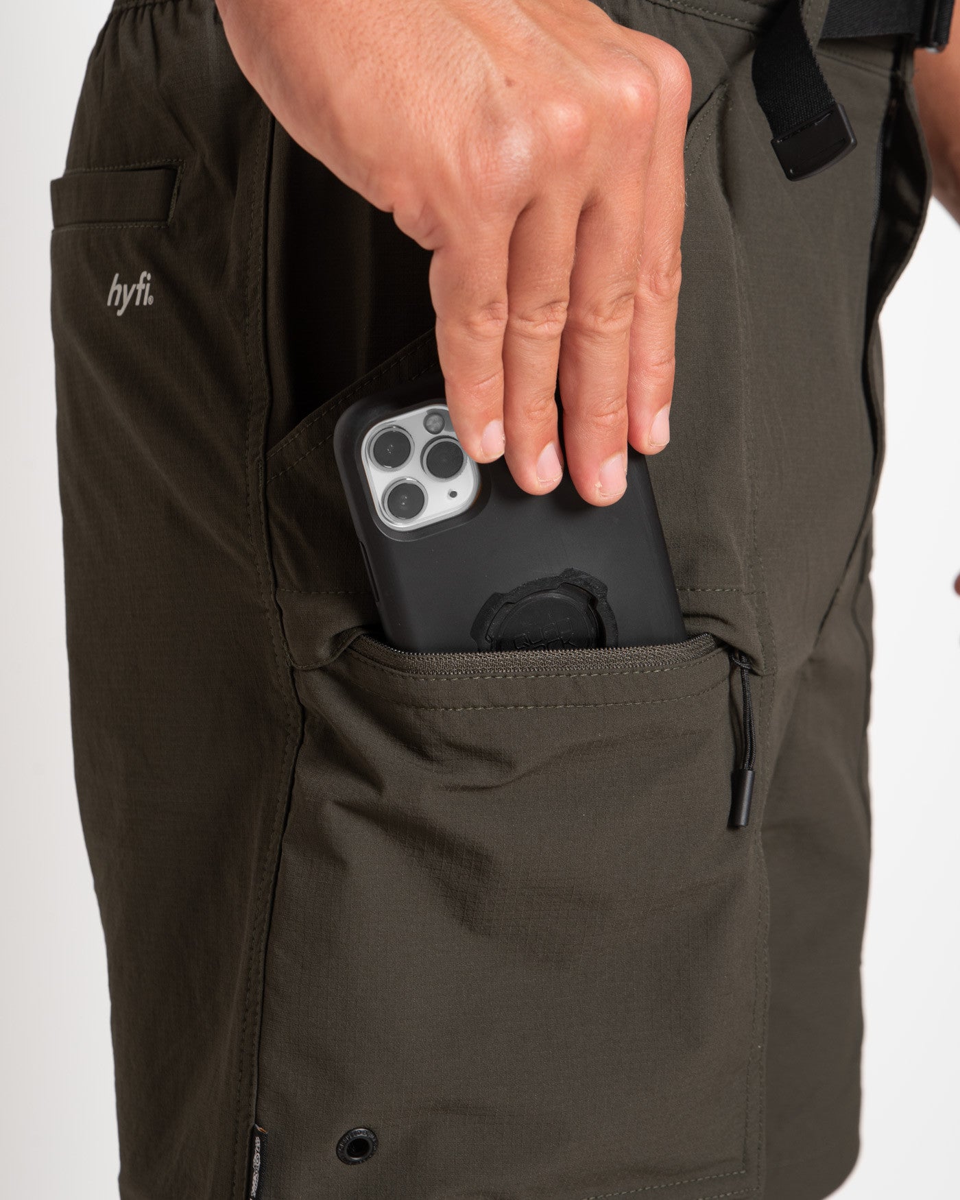 JS HYFI Utility Short Army