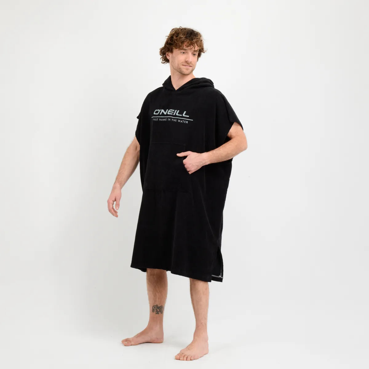 Poncho Toalla Adulto Negro Oneill