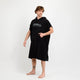 Poncho Toalla Adulto Negro O'Neill
