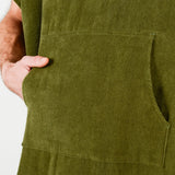 Poncho Toalla Adulto Verde O'Neill
