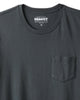 Polera Groovy Pocket Tee True Black Outerknown