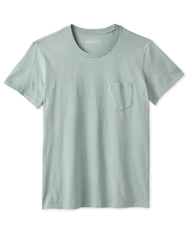 Polera Groovy Pocket Tee Basil Outerknown
