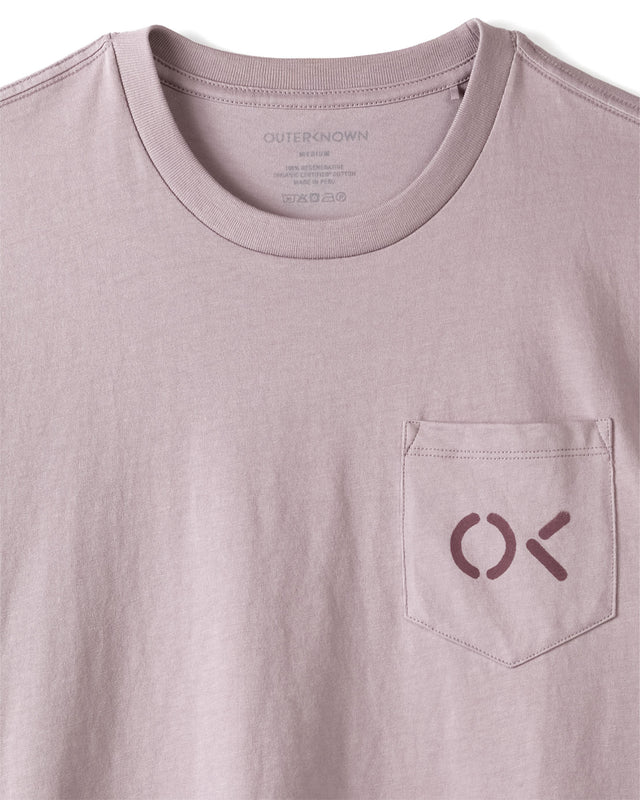 Polera Ok Stencil Pocket Nirvana Outerknown