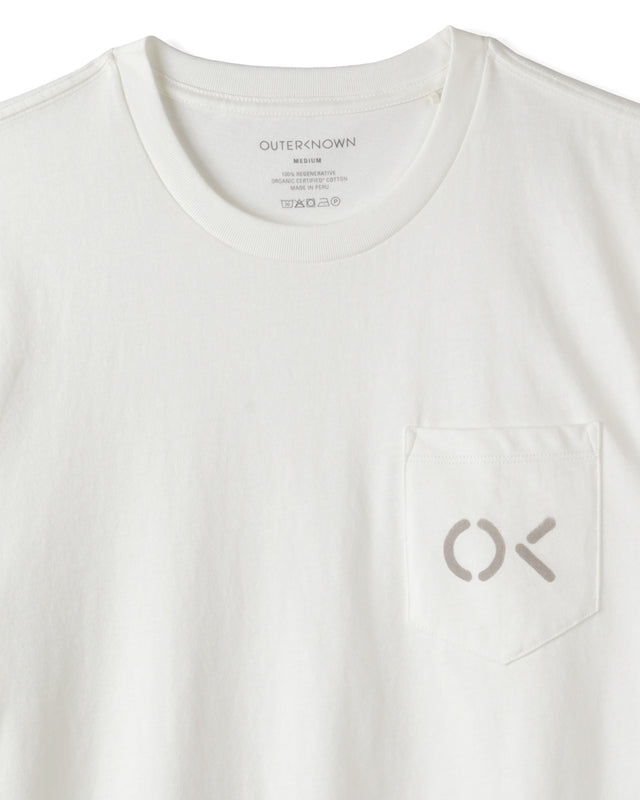 Polera Ok Stencil Pocket Salt Outerknown