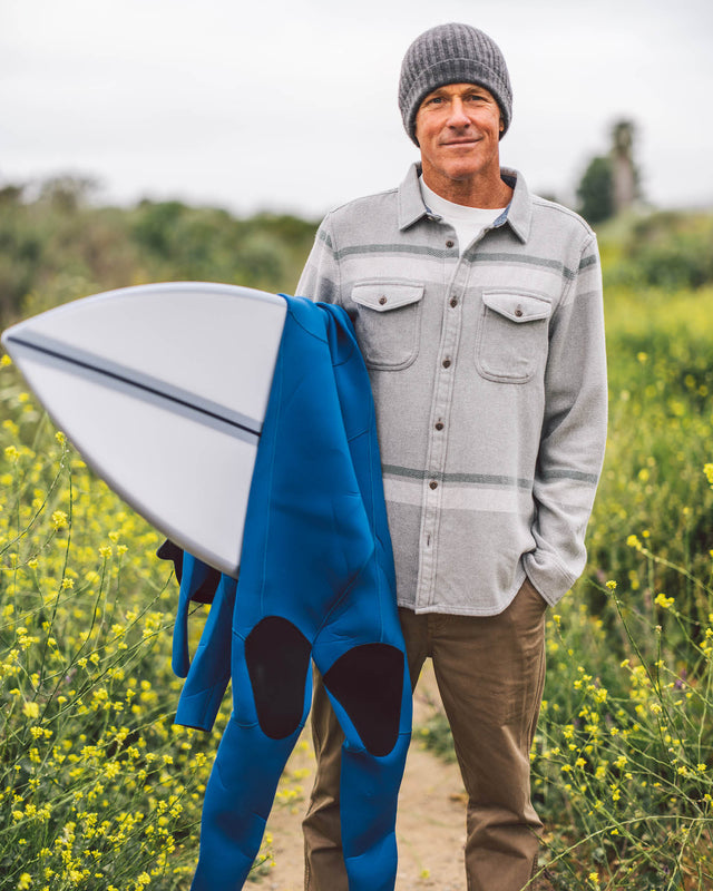 Camisa Blanket Shirt Heather Grey Outerknown