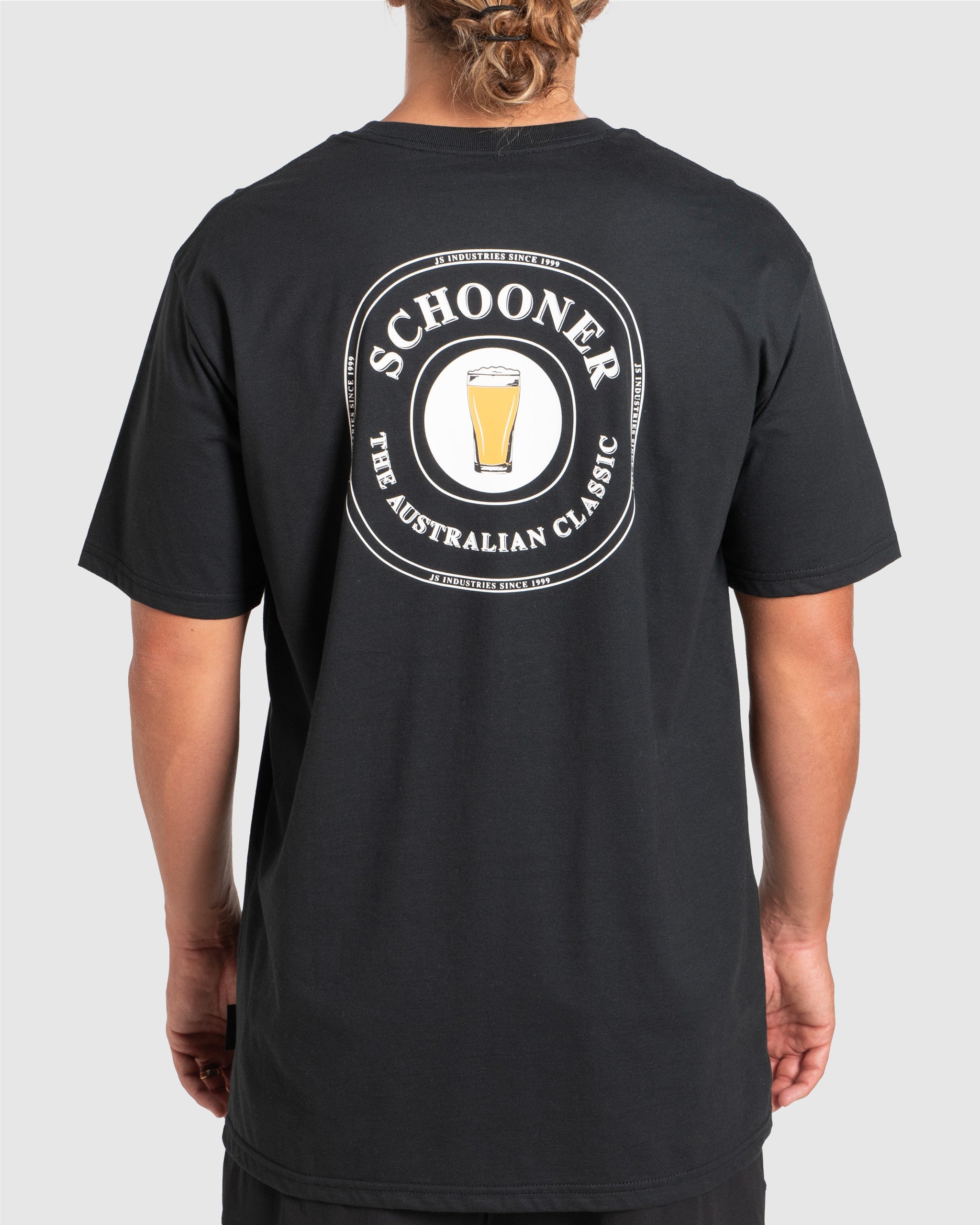 JS Schooner Tee Black