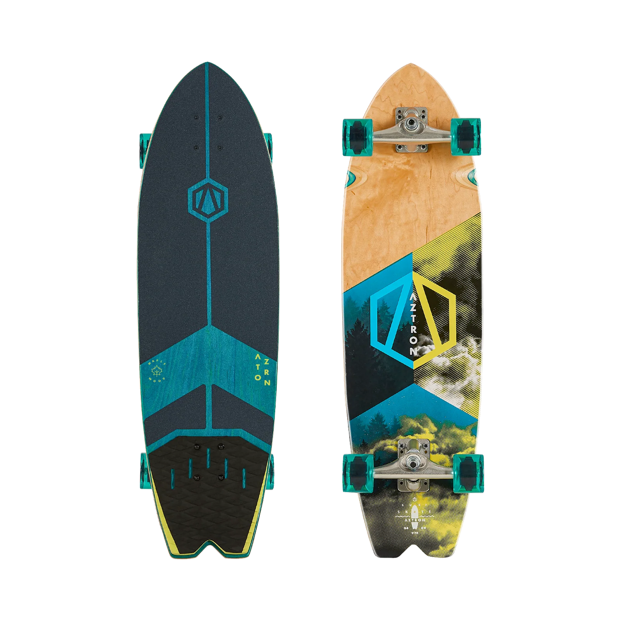 Surfskate Aztron Forest Compacto con ATOMIC Truck