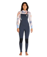 Traje De Surf Bahia Front Zip 4/3 Naranjo Mujer O'Neill