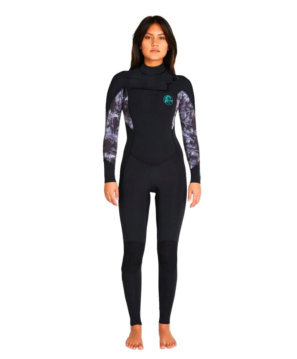 Traje De Surf Bahia Front Zip 4/3 Gris Mujer O'Neill