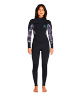 Traje De Surf Bahia Front Zip 4/3 Gris Mujer O'Neill