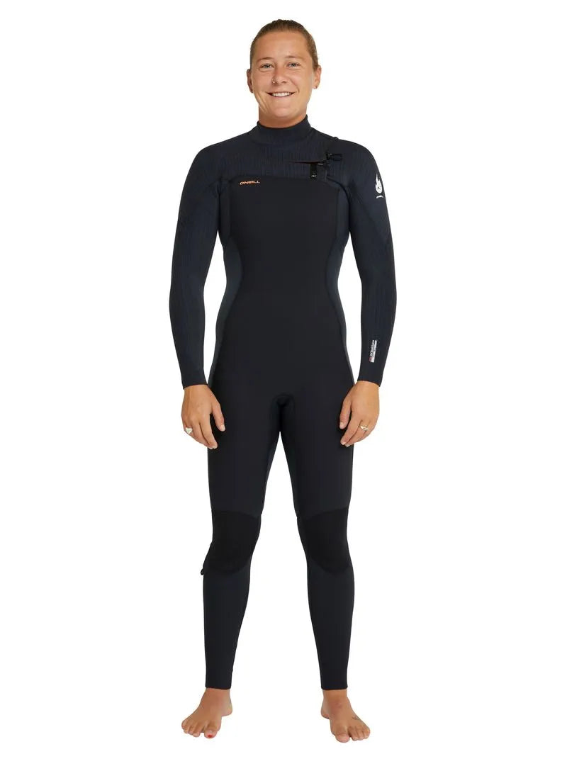 Surfer Ropa Traje de Surf Hyperfreak 4/3 Negro Mujer Oneill