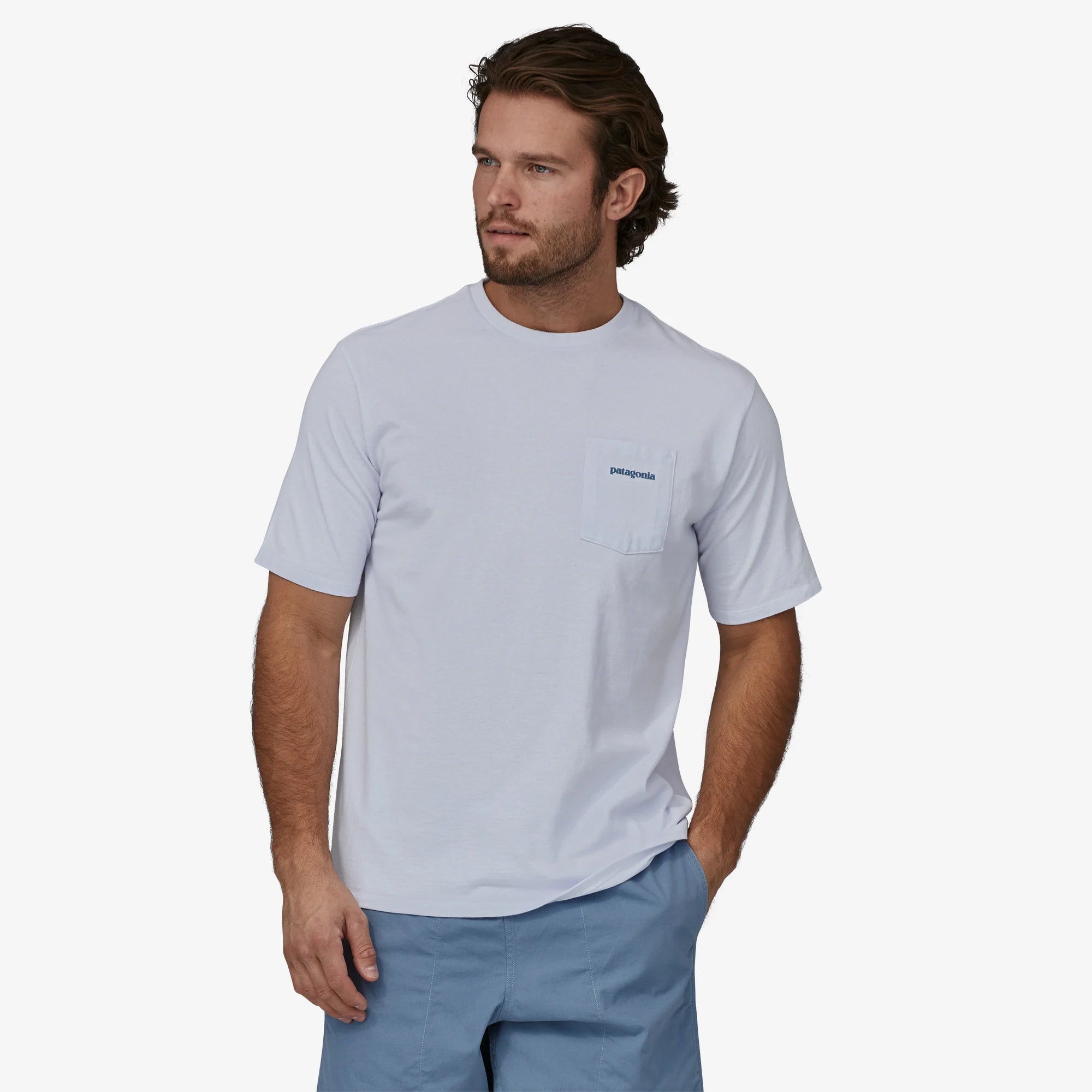 Polera Hombre Logo Pocket Responsibili-Tee Patagonia