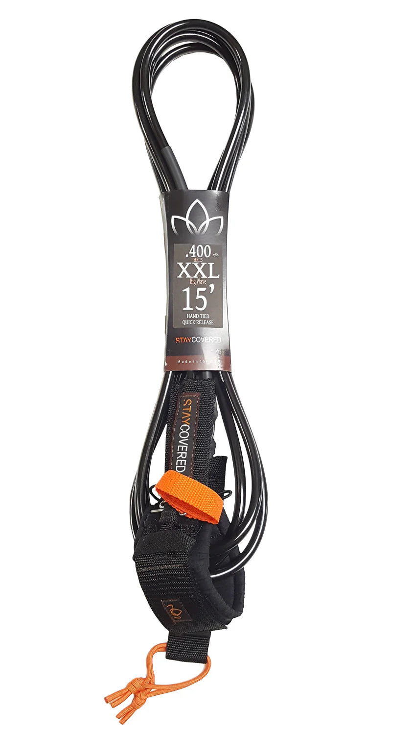 Leash 15'0 XXL 400 Quick Release Big Wave StayCovered