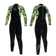 Traje De Surf Niños Militar Verde Tiburón