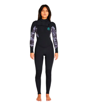 Traje De Surf Bahia Front Zip 4/3 Gris Mujer O'Neill