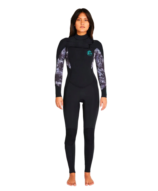 Traje De Surf Bahia Front Zip 4/3 Gris Mujer O'Neill