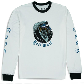 Polera Yeti Wolf Niño Stcy Blanco