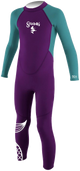 Traje De Surf Morado Niña 2mm Sirenas