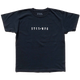 Polera Bleacher Tee Niño Stcy Negro