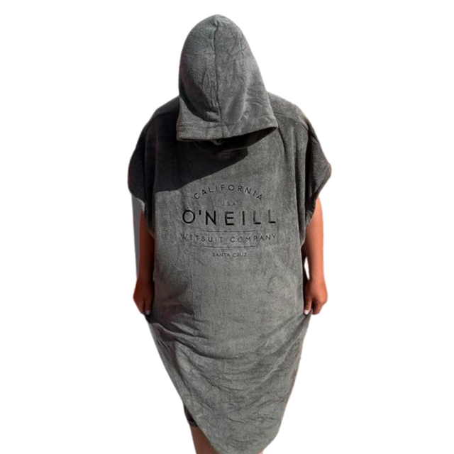 Poncho Toalla Micro Fibra Niño O'Neill Gris