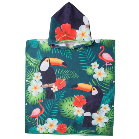 Poncho Toalla Micro Fibra Niños Tucan Dryhood