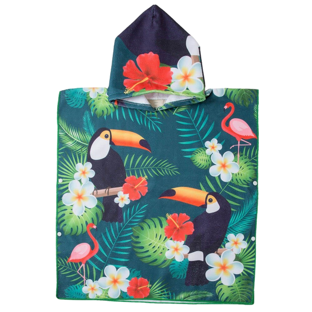 Poncho Toalla Micro Fibra Niños Tucan Dryhood