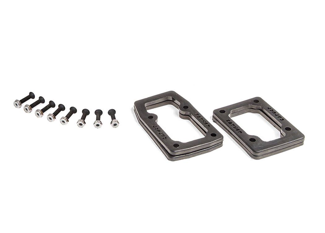 Kit Doble Espaciador Antivibrador C7 Carver