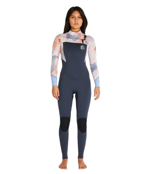 Traje De Surf Bahia Front Zip 4/3 Naranjo Mujer O'Neill