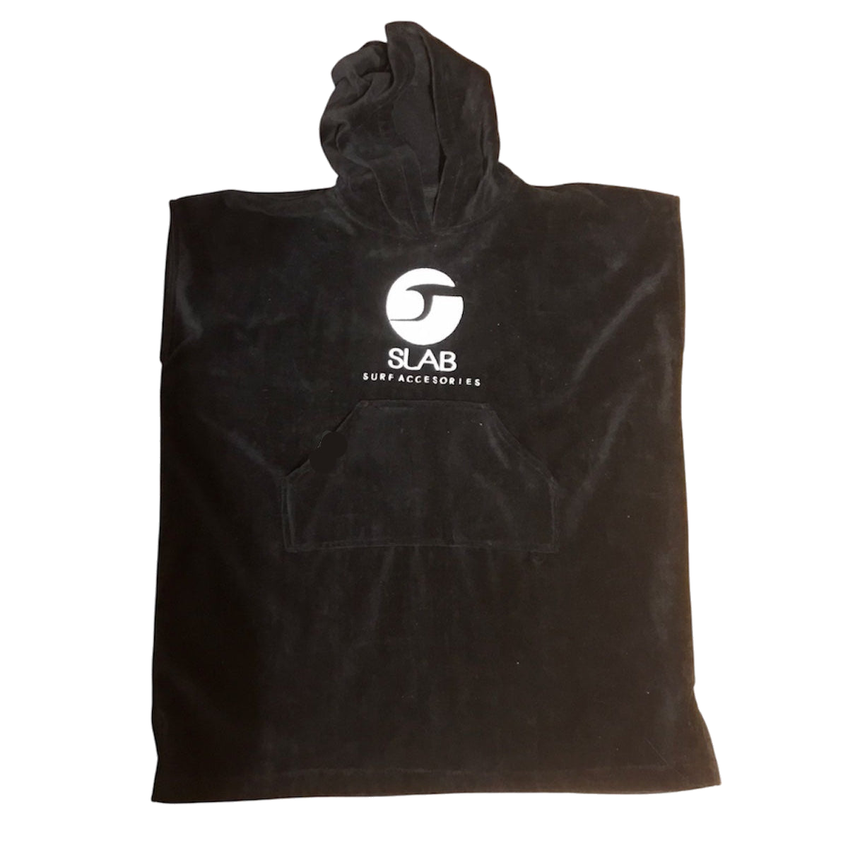 Poncho Toalla Negro Niño Slab Surf