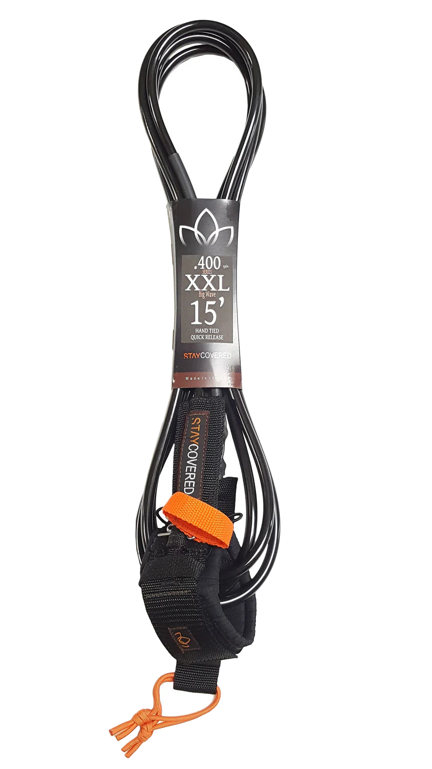 Leash 15'0 XXL 400 Quick Release Big Wave StayCovered