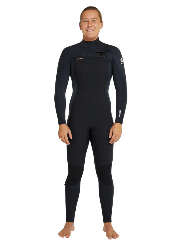 Traje de Surf Hyperfreak Fire 4/3 Negro Mujer Oneill